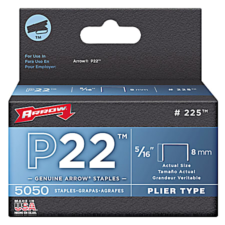Arrow 22516 P22 STAPLES 5/16"