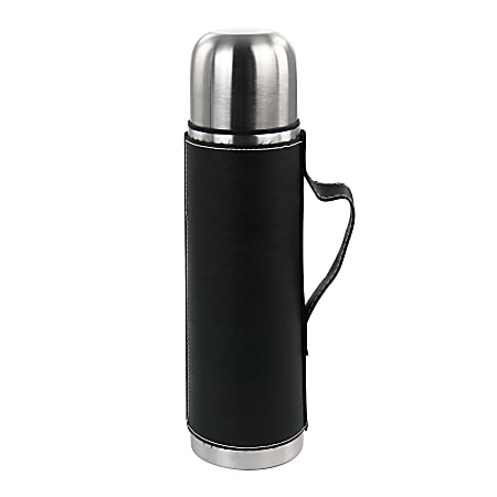 Mr. Coffee Thermal Travel Bottle, 23 Oz, Black