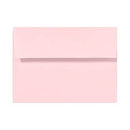 LUX Invitation Envelopes, A6, Peel & Press Closure, Candy Pink, Pack Of 50