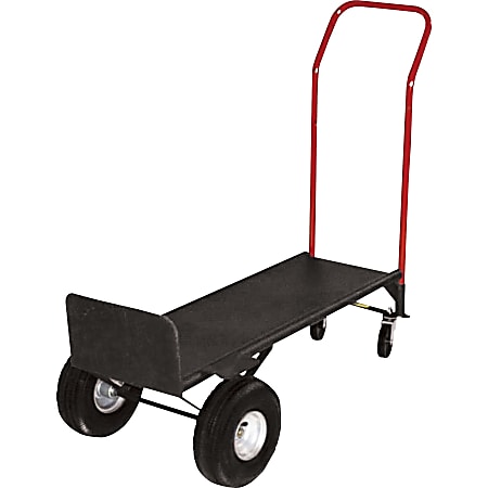 Sparco Convertible Hand Truck With Deck, 800 Lb. Capacity, Gray