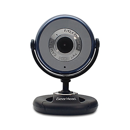 Gear Head WC750BLU 1.3-Megapixel Webcam, Blue