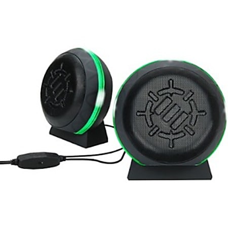 Enhance ENHANCE ENPCSL2100GNEW 2.0 Speaker System - 10 W RMS - 90 Hz to 20 kHz - USB