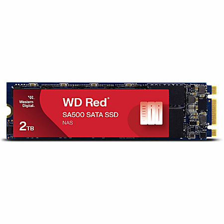Western Digital Red WDS200T1R0B 2 TB Solid State Drive - M.2 2280 Internal - SATA (SATA/600) - 1300 TB TBW - 560 MB/s Maximum Read Transfer Rate - 5 Year Warranty
