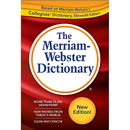 Merriam-Webster 2019 Copyright Trade Paperback Dictionary