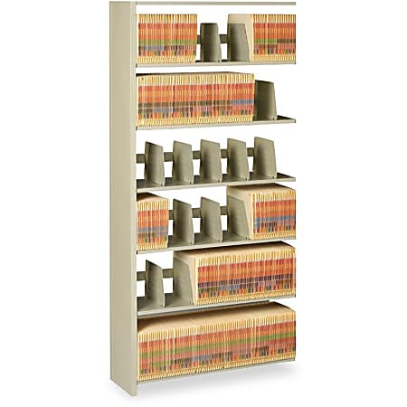 Tennsco 88"H Add-On Unit For Snap-Together Open Shelving,