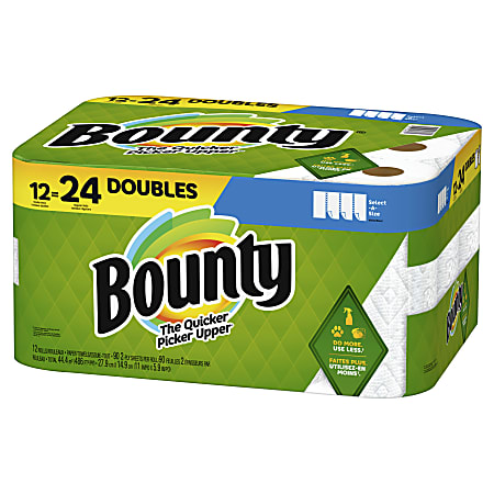 11 x 6 Bounty® Select-A-Size Perforated Paper Towels 8 Rolls/Case