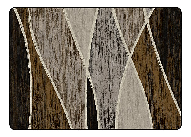 Flagship Carpets Waterford Rectangular Area Rug, 72" x 100", Chocolate