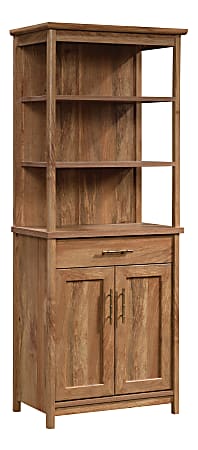 Sauder® Coral Cape 67"H 5-Shelf Bookcase With Doors, Sindoori Mango
