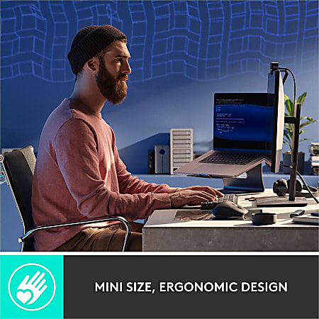 Logitech MX Mechanical Mini Wireless Illuminated Keyboard, Tactile Quiet Switches, Backlit, Bluetooth, US - 920010550