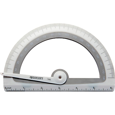 Westcott® Student Protractor With Microban® Antimicrobial Product Protection