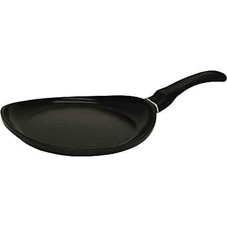 Starfrit The Rock Cookware - 11 Diameter Frying Pan, Lid - Bakelite Handle  - Cooking, Frying - Dishwasher Safe - Oven Safe - Gray - Rock