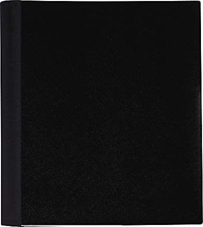 Office Depot® Brand Stellar Notebook With Spine Cover, 8-1/2" x 11", 5 Subject, College Ruled, 200 Sheets, Black