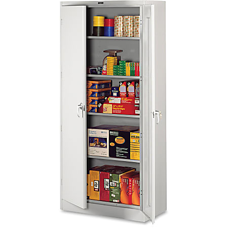 Tennsco Welded Under-Counter Hgt Storage Cabinet, 36Wx18Dx36H, Light  Grey 3618-LGY