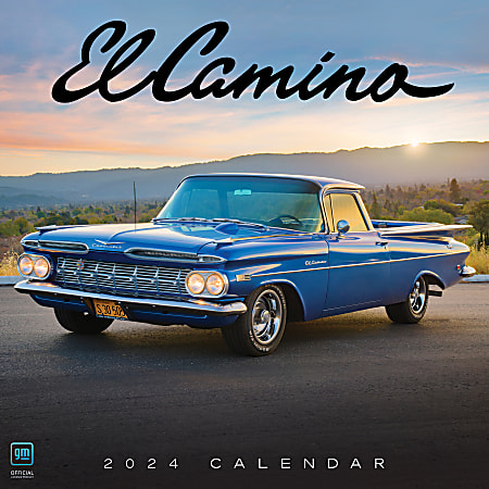2024 Willow Creek Press Hobbies Monthly Wall Calendar, 12" x 12", El Camino, January To December