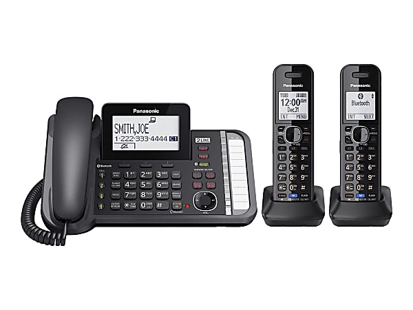 Panasonic Link2Cell DECT 6.0 Cordless Phone, KX-TG9582B