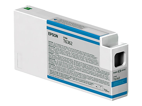 Epson UltraChrome HDR Cyan Ink Cartridge, Cyan, T636200