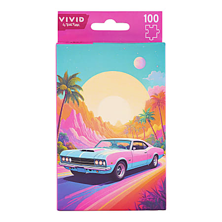 Brea Reese 100 Piece Mini Puzzle Funky Car 5 x 7 Total Qty 1 - Office Depot