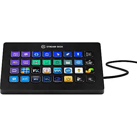 Corsair Stream Deck XL Keypad Cable Connectivity USB 3.0 Interface