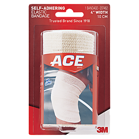 ACE Athletic Support Wrap, 4" Width, Tan