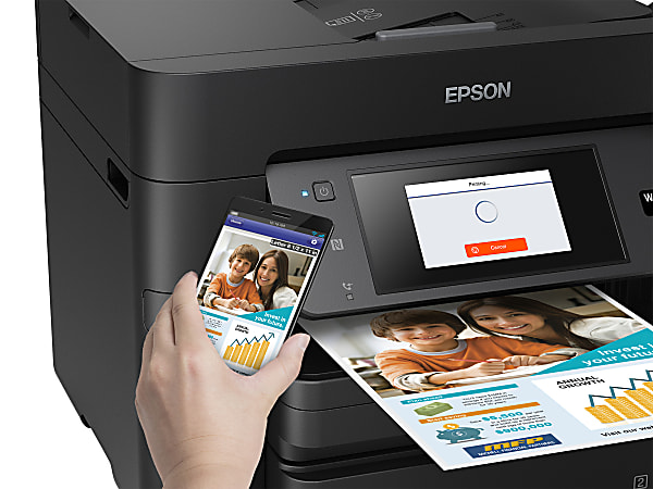 Epson WorkForce WF 4740 Wireless Inkjet In One Color Printer - Depot