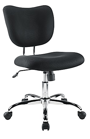 Brenton Studio® Mesh Task Chair, Black/Chrome
