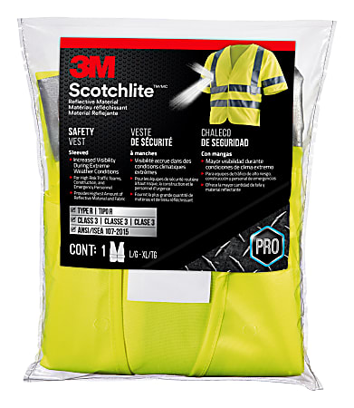 3M™ Scotchlite™ Reflective Material Day/Night Safety Vest,