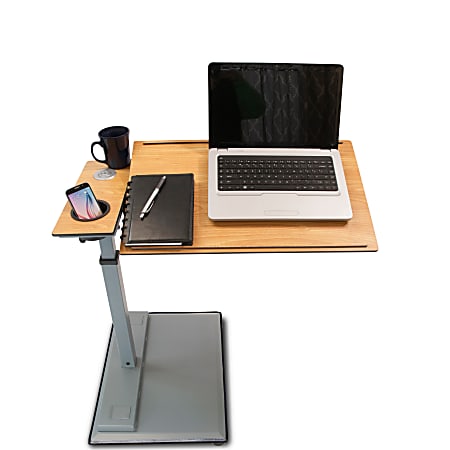 WiseLift Height Adjustable Mobile Table Workstation 28 H x