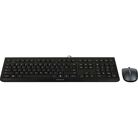 CHERRY Keyboard and Mouse, 3 Button, Black, DC 2000
