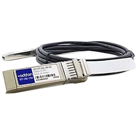 AddOn Juniper Networks QFX-SFP-DAC-3M Compatible TAA Compliant 10GBase-CU SFP+ to SFP+ Direct Attach Cable (Passive Twinax, 3m)