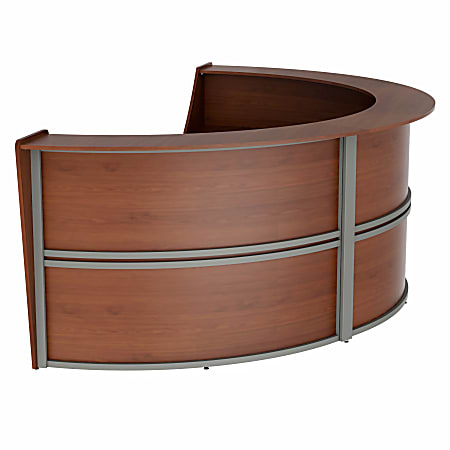Office depot reception on sale desk