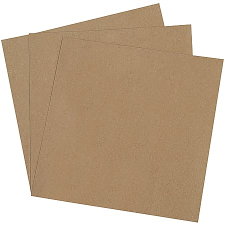 Partners Brand Chipboard Pads, 48" x 48", Kraft, Case Of 425