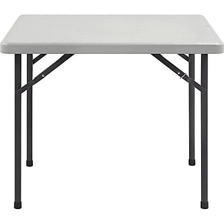 Lorell Banquet Folding Table Square 3W Platinum - Office Depot