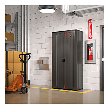 Suncast commercial blow molded sale mega tall cabinet