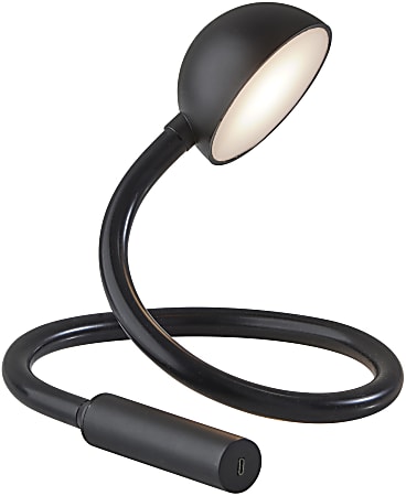 Adesso® Simplee Cobra LED Desk Lamp, 32-1/2"H, Black