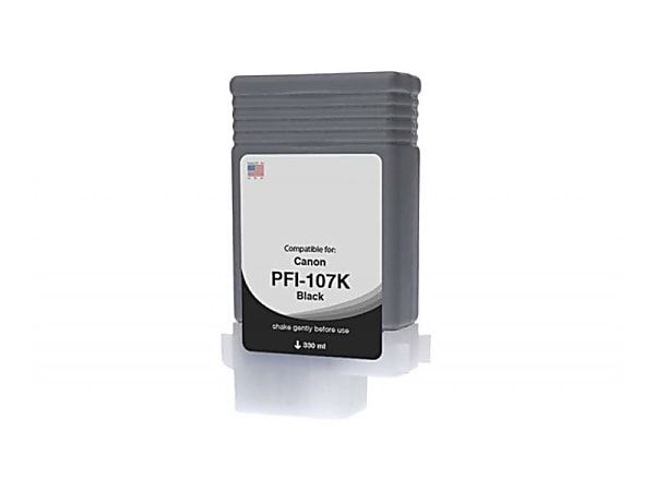 Clover Imaging Group Wide Format - 130 ml - black - compatible - box - ink cartridge (alternative for: Canon PFI-107BK) -  - WCPFI107B