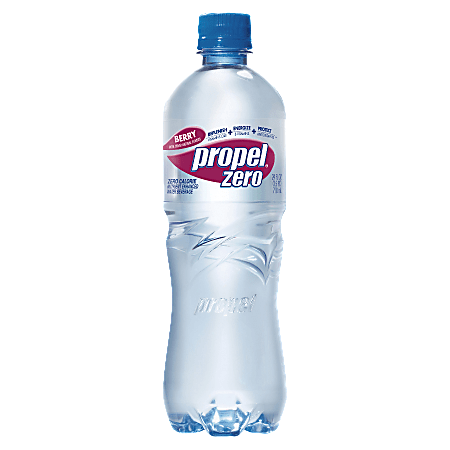 Quaker Foods Propel Zero Flavored Water, 24-Oz Bottles, Berry, Pack Of 12
