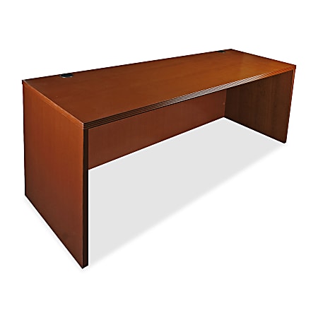 Lorell® Sao Paulo Rectangular Desk, 29"H x 72"W x 36"D, Cherry