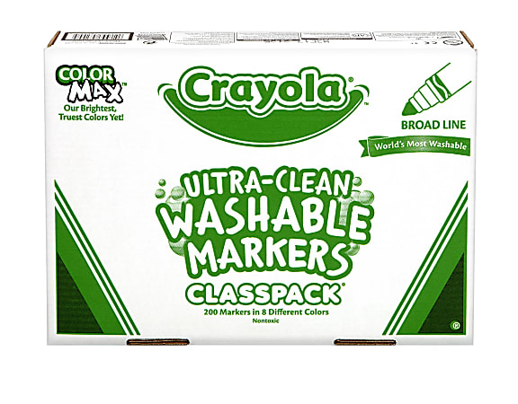 Crayola® Combo Washable Marker and Large Crayon Classpack