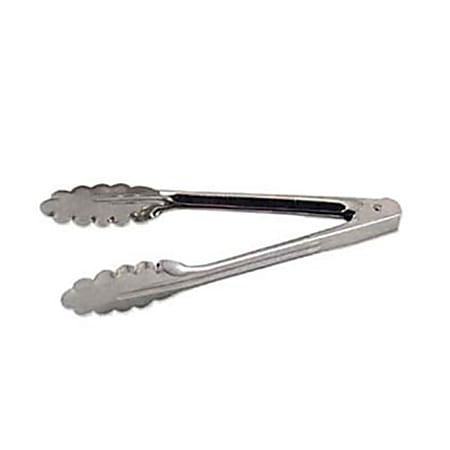 American Metalcraft Serving Tongs, 12", Silver