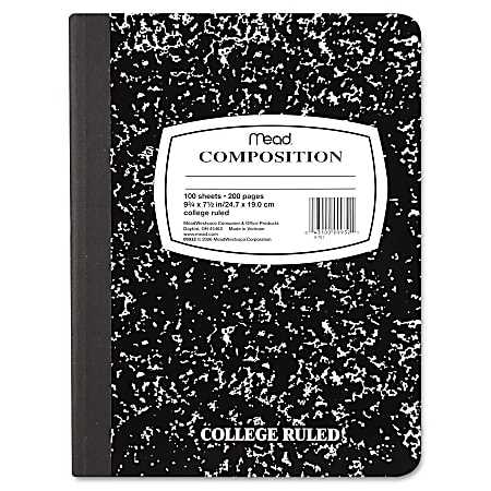 12-Pack Wide Ruled Composition Notebooks - 200 Pages Each, Assorted Colors For School & College
