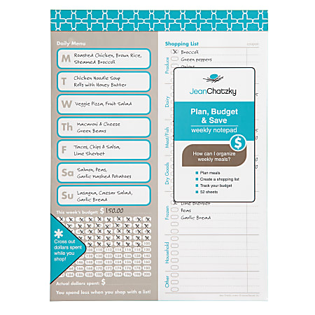 Mead® Jean Chatzky Plan, Budget & Save Notepad