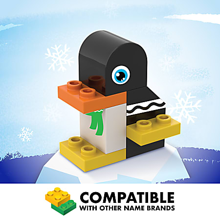 Brickcraft Crayola Blizzard Blast Penguin Building Set Multicolor