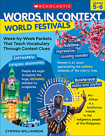 Scholastic® Words In Context: World Festivals, Grades 5 - 6
