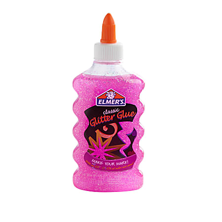 Elmer's® Glitter Glue, 6 Oz, Pink