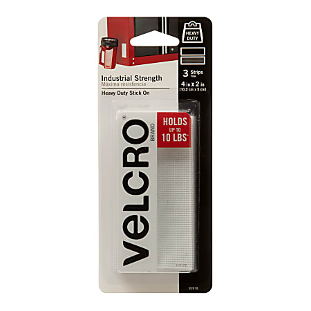 VELCRO® Brand Industrial Strength Tape, 4" x 2",