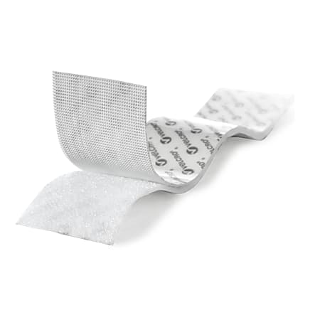 VELCRO Brand Industrial Strength Tape 4 x 2 White Pack Of 3 Strips