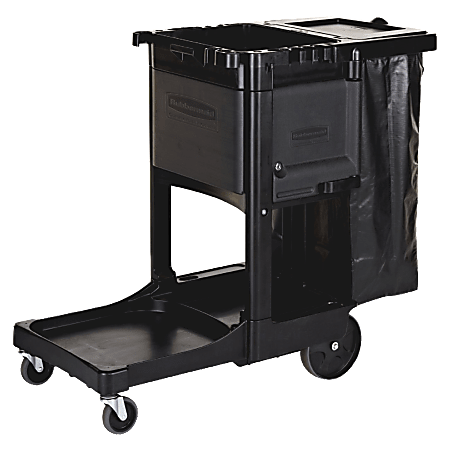 Rubbermaid® Executive Janitorial Cart, 22 1/2" x 11