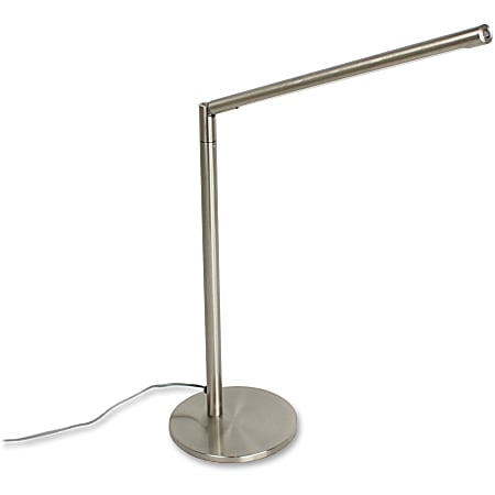 HON Task Desk Lamp - 15.8" Height - 15.8" Width - Desk Mountable - Brushed Nickel - for Desk, Table
