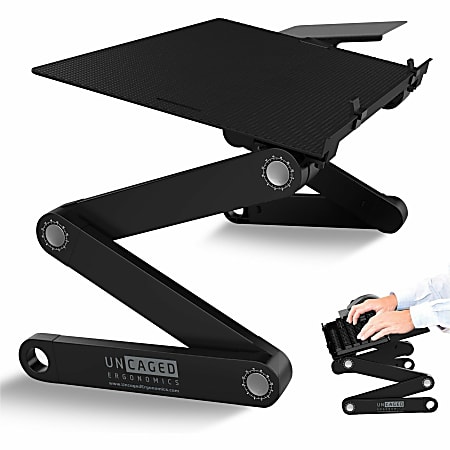 WorkEZ Adjustable Height Tilt On-Desk Stand Riser Tray,