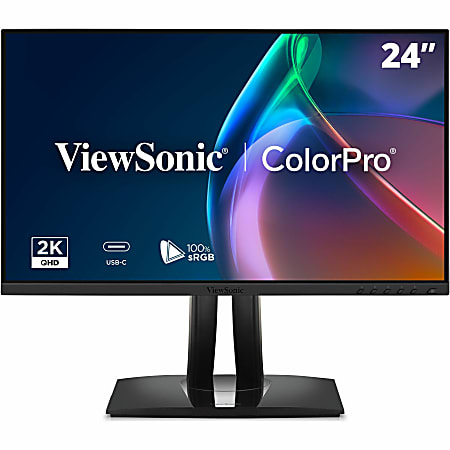 ViewSonic VP2456A 24" 1080p IPS Monitor With Advanced Ergonomics